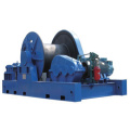 Wire rope 50ton electric winch for ship launching